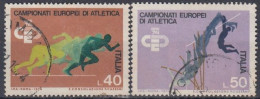 ITALY 1453-1454,used,falc Hinged - 1971-80: Afgestempeld