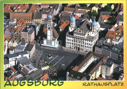 72514401 Augsburg Fliegeraufnahme Rathausplatz Augsburg - Augsburg