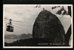 AK Rio De Janeiro, Pao De Assucar, Seilbahn Am Zuckerhut  - Funicular Railway