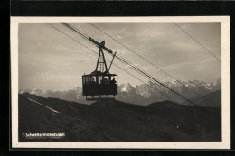 AK Schmittenhöhe, Schmittenhöhebahn Vor Bergkette  - Funiculares