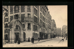 CPA Paris, Les Maisons Ouvrières De La Rue De L`Amiral-Roussin  - Other & Unclassified