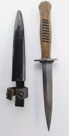 WW1 German Trench / Boot Knife With Scabbard - Armes Blanches