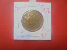 FRANCE 50 FRANCS 1954 (Date+Rare) (A.2) - 50 Francs
