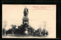 AK Simphéropol, Monument De L`Imperatrice Catherine II.  - Oekraïne