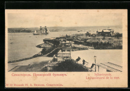 AK Sébastopole, Le Boulevard De La Mer  - Ucrania