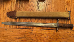 WW1 US MODEL 1905 BAYONET WITH SCABBARD SPRINGFIELD ARSENAL 1916 MINTY - Armes Blanches