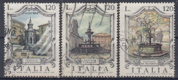 ITALY 1670-1672,used,falc Hinged - 1971-80: Afgestempeld