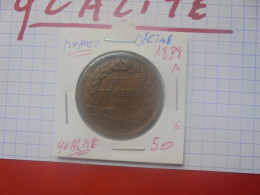 +++QUALITE+++MONACO DECIME 1838 MC+++SUPERBE (A.2) - 1819-1922 Honoré V, Charles III, Albert I