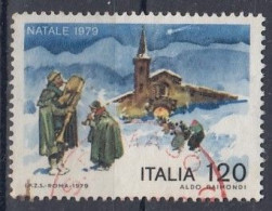 ITALY 1678,used,falc Hinged,Christmas 1979 - 1971-80: Oblitérés