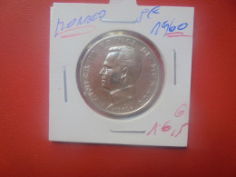 MONACO 5 Francs 1960 ARGENT (A.2) - 1960-2001 Neue Francs