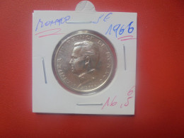 MONACO 5 Francs 1966 ARGENT (A.2) - 1960-2001 Nouveaux Francs