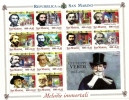 2001 - San Marino BF 72 G. Verdi   ++++++ - Unused Stamps