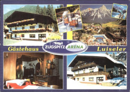 72513201 Lermoos Tirol Gaestehaus Luiseler Schwimmbad Gastraum Terrasse Lermoos - Autres & Non Classés