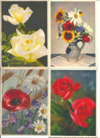 4 Alte Blumenkarten    (3) - Fleurs