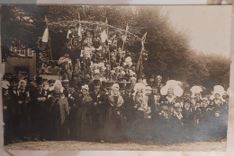 CPA PHOTO NOCE ET COIFFES NORMANDE A SITUER - ENVOYE DE GARE DE CHERBOURG EN 1915 -  ROANNE DANS LE TEXTE - MANCHE - Basse-Normandie