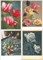 4 Alte Blumenkarten    (9) - Fleurs