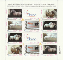 ESPAGNE - Feuille N°3246/51 ** (1999) Chevaux Andalous - Unused Stamps