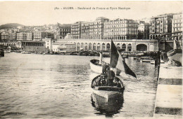 ALGERIE - ALGER - 582 - Boulevard De France Et Sport Nautique - Collection Régence  (Leroux) - - Algiers