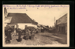AK Grajewo, Deutsche Bagage In Grajewo, Train Zieht In Die Stadt Ein  - Polen