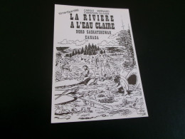 BELLE ILLUSTRATION  "LA RIVIERE A L'EAU CLAIRE"..DESSIN DE CHARLES BERG - Other & Unclassified