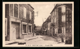 CPA Salviac, Grande Rue  - Salviac