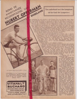 Wielrennen - Australier Renner Hubert Oppermante Oostende - Orig. Knipsel Coupure Tijdschrift Magazine - 1934 - Ohne Zuordnung