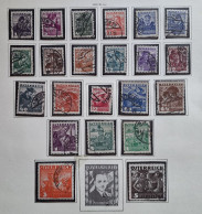 Österreich 1934/36, Mi 567-87 Gestempelt "Volkstrachten" - Used Stamps