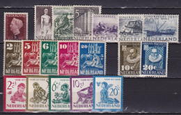 1950 Complete Jaargang Postfris NVPH 549 / 567 - Komplette Jahrgänge