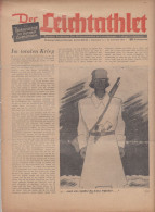 Germany, Reich 1943 Berlin, Der Leichtathleten ⁕ Leichtathlet 40 Pf. No.4 ⁕ Zeitschrift 6 Blatt (12 Seiten) / Magazine - Sport