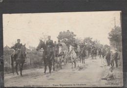 25 - VALDAHON  - Grandes Manoeuvres 1911 - Trains Régimentaires De L' Artillerie - Sonstige & Ohne Zuordnung