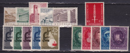 1955 Complete Jaargang Postfris NVPH 655 / 670 - Komplette Jahrgänge
