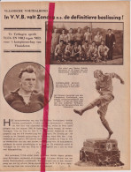 Antwerpen Verbond VVB - Match Terhagen X Niel - Orig. Knipsel Coupure Tijdschrift Magazine - 1934 - Zonder Classificatie