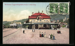 AK Lichtensteig, Bodensee-Toggenbrugbahn, Bahnhof  - Lichtensteig