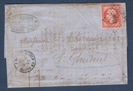 Haute Garonne - Napoléon N° 17B Oblit. PC 1548 Et Cachet 15 L'Isle En Dodon - 1849-1876: Classic Period