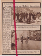 In Memoriam Overlijden Coureur Emile Richli - Orig. Knipsel Coupure Tijdschrift Magazine - 1934 - Non Classés