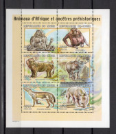 NIGER  N° 1499 à 1504     NEUFS SANS CHARNIERE  COTE 15.00€    ANIMAUX FAUNE PREHISTOIRE - Níger (1960-...)