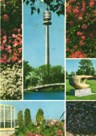 VIENNA, MULTIPLE VIEWS, INTERNATIONAL GARDEN SHOW, FLOWERS, TOWER, BRIDGE, ARCHITECTURE, SCULPTURE, AUSTRIA, POSTCARD - Wien Mitte