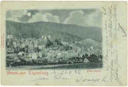 AK 1898 Thüringen Gruss Aus Elgersburg Panorama Nachtbild    (0942 - Otros & Sin Clasificación