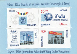 Romania 2002 - 50 Years Of IFSDA , Souvenir Sheet ,  MNH ,Mi.Bl.322 - Unused Stamps