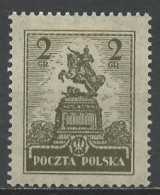 Pologne - Poland - Polen 1925-26 Y&T N°311 - Michel N°234 * - 2g Statue De Sibieski - Ungebraucht
