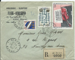 FRANCE - Lettre Avec En-tête " HORLOGERIE FLICK-AUDEGOND - ALBERT - 1961-....