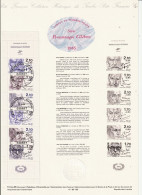 FRANCE    Document "Collection Historique Du Timbre Poste"    Carnet Personages Célèbres 1985 - Documenten Van De Post
