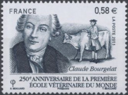 2011 - 4553 - 250e Anniversaire De La Première Ecole Vétérinaire Du Monde, à Lyon - Unused Stamps