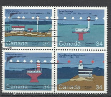 CANADA, 1985. FAROS - Used Stamps