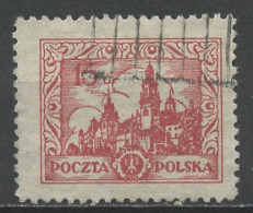 Pologne - Poland - Polen 1925-26 Y&T N°315 - Michel N°238 (o) - 15g Château De Wawel - K11,5 - Gebraucht