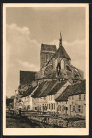 AK Wismar I. M., Frische Grube Mit Nikolaikirche 1870  - Autres & Non Classés