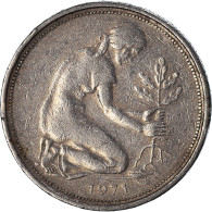 Monnaie, République Fédérale Allemande, 50 Pfennig, 1971 - 50 Pfennig