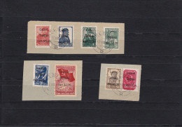 Bes. II. WK: Litauen Telschen: MiNr. 1-8, Briefstück, Signiert - Besetzungen 1938-45