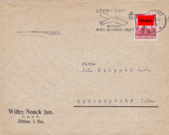 III. Reich: MiNr. 633 FDC Von Zittau Nach Neugersdorf 1936 - Cartas & Documentos