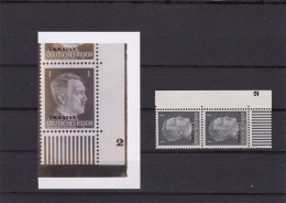 Ukraine: MiNr. 1 Und 3, Postfrisch Je Mit Plattennummer - Bezetting 1938-45